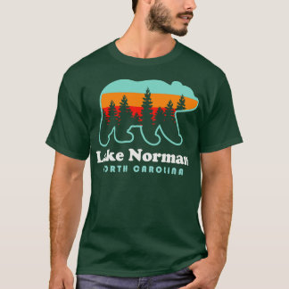 Lake Norman North Olina Beer Retro Sunset T-shirt