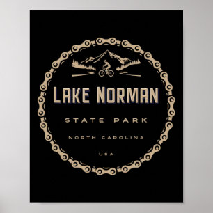 Lake Norman State Park North Carolina Mountain Fie Poster