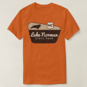 Lake Norman State Park North Olina Welkomstbord T-shirt (Design voorkant)