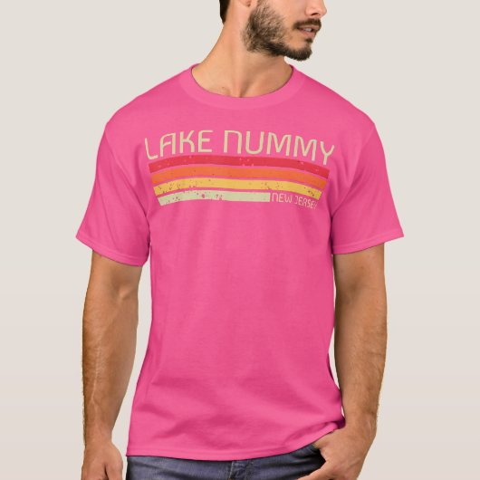 Lake Nummy New Jersey Funny Vissende Camping Zomer T-shirt (Voorkant)