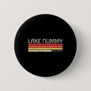 Lake Nummy New Jersey Grappig Vissen Kamperen Zome Ronde Button 5,7 Cm