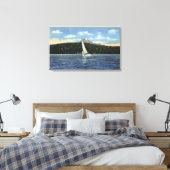 Lake O' The Bossen, Oregon Canvas Afdruk (Insitu (Slaapkamer))