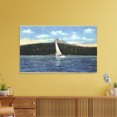 Lake O' The Bossen, Oregon Canvas Afdruk (Insitu (Woonkamer))