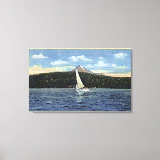 Lake O' The Bossen, Oregon Canvas Afdruk (Voorkant)