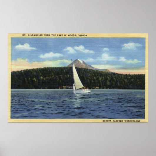 Lake O' The Bossen, Oregon Poster (Voorkant)