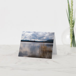 Lake of Menteith, Schotland Wenskaart Kaart
