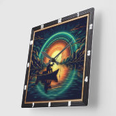 Lake of Shadows Vierkante Klok (Hoek)