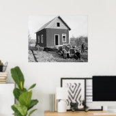 Lake of the Bossen Mobile Home, 1930 Poster (Thuiskantoor)
