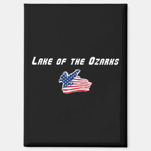 Lake of the Ozarks Missouri Adelaar Vlag Magneet