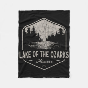 Lake Of The Ozarks Missouri Buitenleven Vintage Fleece Deken