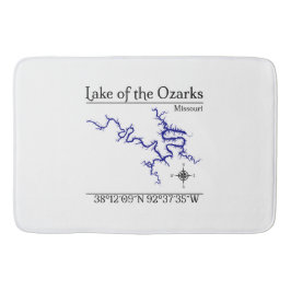 Lake of the Ozarks Missouri Kaart Grote Badmat