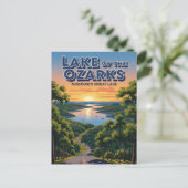 Lake of the Ozarks Missouri Reizen Briefkaart (Staand voorkant)