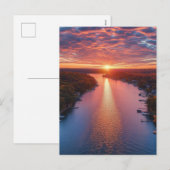 Lake of the Ozarks zwart-wit Feestdagenkaart (Voorkant / Achterkant)