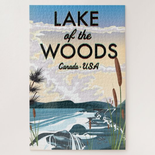 Lake of the Woods VSACanada Legpuzzel (Verticaal)