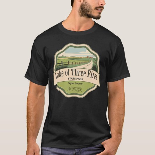 Lake of Three Fires State Park1 T-shirt (Voorkant)