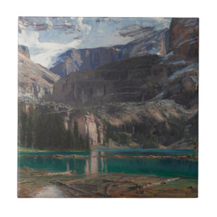 Lake O'Hara door John Singer Sargent, Victoriaanse Tegeltje