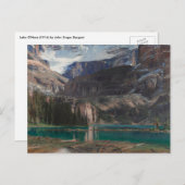 Lake O'Hara van John Singer Sargent, Victoriaans k Briefkaart (Voorkant / Achterkant)