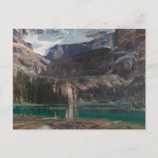 Lake O'Hara van John Singer Sargent, Victoriaans k Briefkaart (Voorkant)