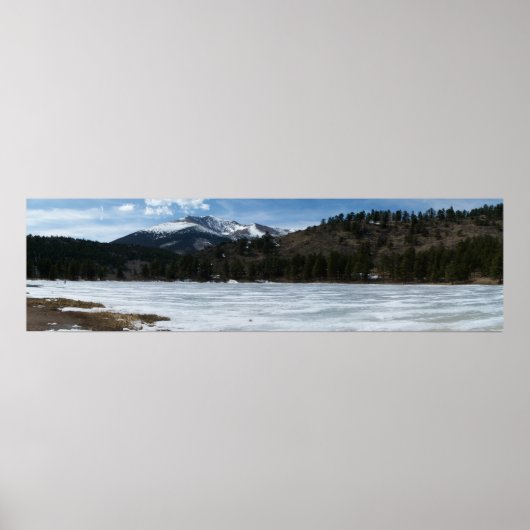 Lake O'Haver en Mtn Ouray Poster (Voorkant)