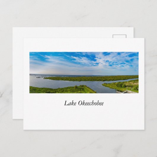 Lake Okeechobee Briefkaart (Voorkant / Achterkant)
