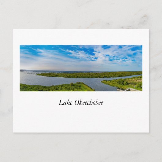 Lake Okeechobee Briefkaart (Voorkant)