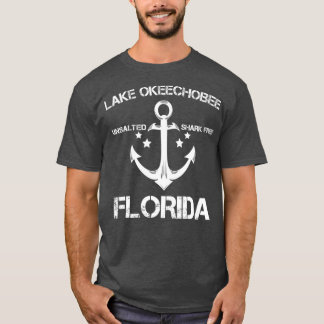 LAKE OKEECHOBEE FLORIDA Funny Vist Camping T-shirt