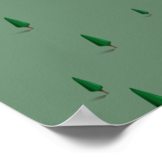 Lake Okeechobee Florida kaart. Poster (Hoek)