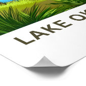 Lake Okeechobee Florida Reisprint Poster (Hoek)