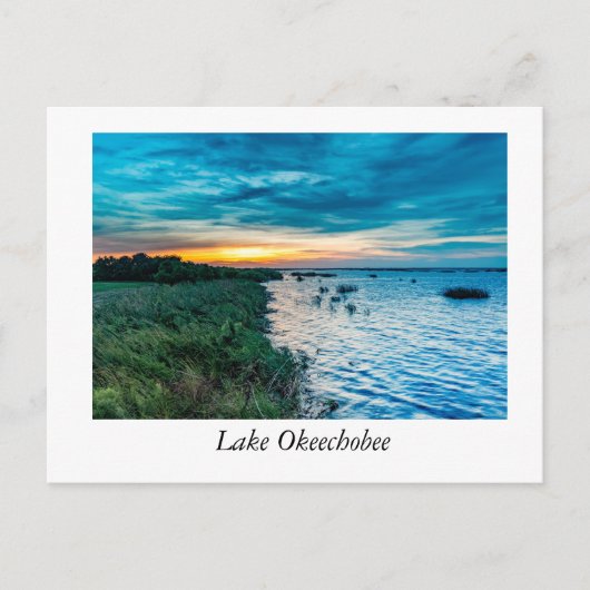 Lake Okeechobee Sunrise Briefkaart (Voorkant)