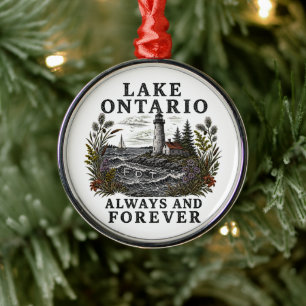Lake Ontario Altijd En Voor Altijd Metalen Ornament