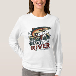 Lake Ontario Atlantische Zalm - Hart Van De Rivier T-shirt