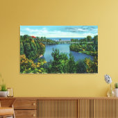 Lake Ontario & Durand Eastman Park Canvas Afdruk (Insitu (Woonkamer))