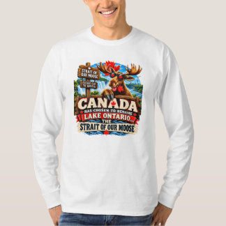 Lake Ontario is Nu de Straat van onze Eland Grappi T-shirt