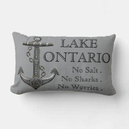 Lake Ontario noodlijdende nautische piratenanker Kussen