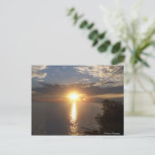 Lake Ontario Sunset Briefkaart (Staand voorkant)