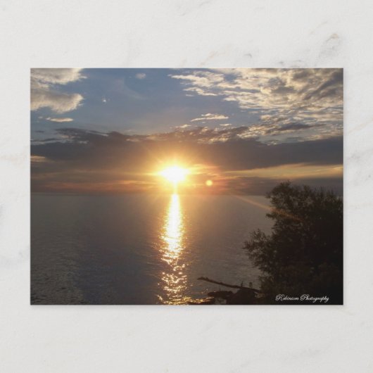Lake Ontario Sunset Briefkaart (Voorkant)