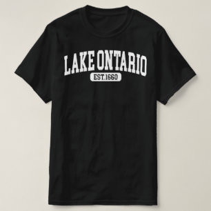 Lake Ontario T-shirt Lake Ontario Opgericht 1660 a