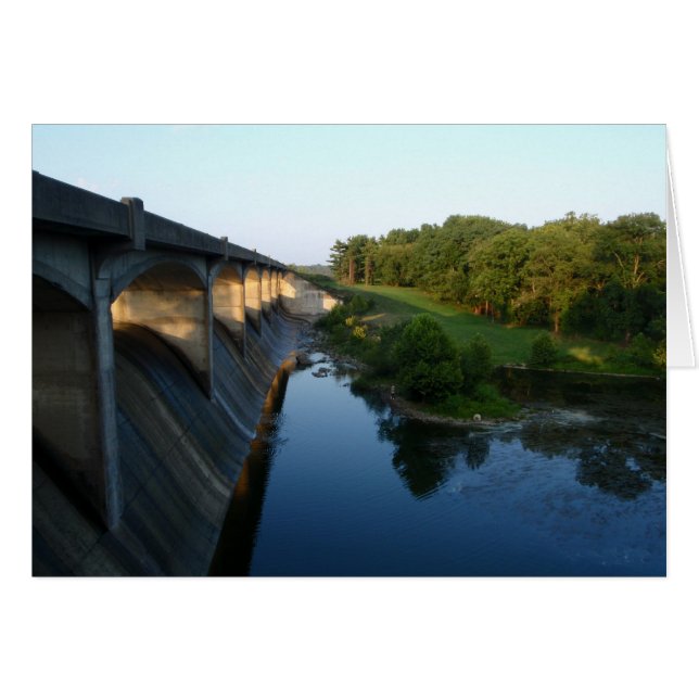 Lake Ontelaunee-kaart (Voorkant Horizontaal)