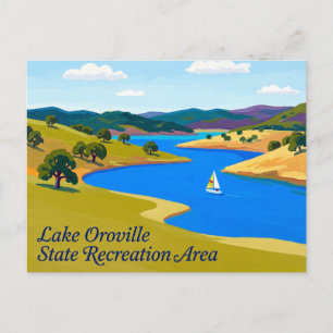 Lake Oroville State Recreation Area Californië Briefkaart