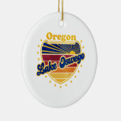 Lake Oswego Oregon Keramisch Ornament (Rechts)