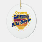 Lake Oswego Oregon Keramisch Ornament (Links)