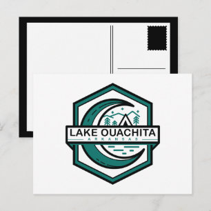 LAKE OUACHITA arkansas maan hexa Briefkaart