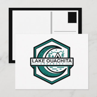 LAKE OUACHITA arkansas maan hexa Briefkaart