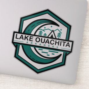 LAKE OUACHITA arkansas maan hexa Sticker