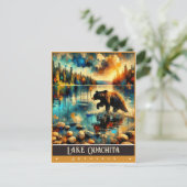 Lake Ouachita, Arkansas | schilderij Briefkaart (Staand voorkant)