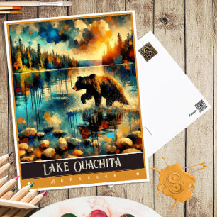 Lake Ouachita, Arkansas    schilderij Briefkaart