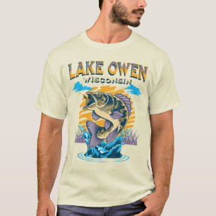 Lake Owen Wisconsin Vist  kampering T-shirt