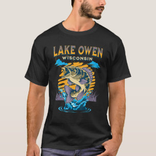 Lake Owen Wisconsin Vist  kampering T-shirt