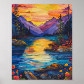 Lake Painting Poster (Voorkant)