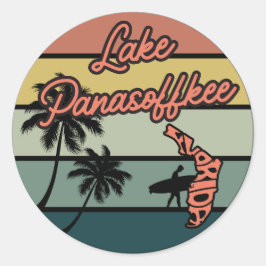 Lake Panasoffkee, Florida Ronde Sticker
